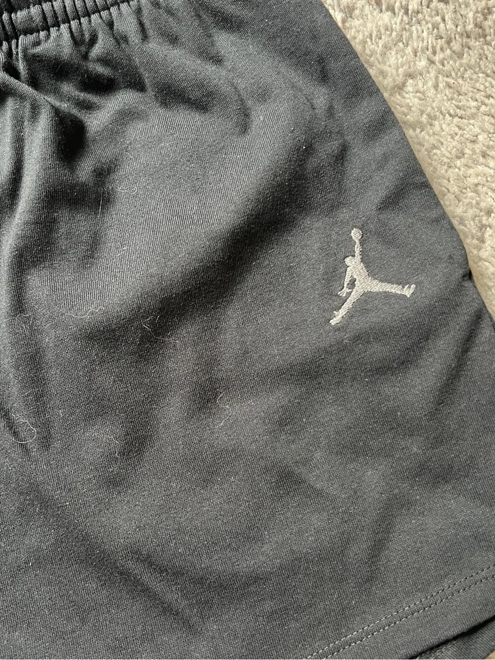 Nike Jordan Black Women's Athletic Drawstring Shorts